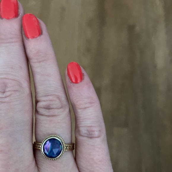 Anna Beck limited edition lapis ring. Size 7. - Picture 8 of 12